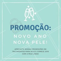 Quer começar 2019 com a pele renovada? 😎 Aproveite nossas promoções e agende seu horário! ☎️ #limpezadepele #esteticafacial #ahazou