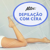 "Depilação a cera dá vasos nas pernas!" MITO. A cera age de forma superficial na pele e não causa vasinhos nas pernas. "Depilação a cera causa flacidez!" Outro MITO. A força feita para a extração de pelos não prejudica o tecido da pele. 😉 #depilacao #depilacaoacera #ahazou