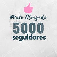 Obrigado pelos 5mil seguidores!