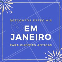Já é nossa cliente e não conseguiu horário pra Dezembro? Ou quer começar o ano renovada? Aproveite nossos descontos EXCLUSIVOS de Janeiro e venha ficar linda pra receber 2018! 🎉 Entre em contato para mais informações. #janeiro #beleza #ahazou