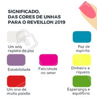 Qual cor de esmalte você vai passar a virada do ano? Saiba aqui o significado de cada uma ! #Esmalte #Unhas #Manicure #UnhaDecorada #Ahazou #Beleza #AnoNovo #Reveillon #Cores #Esmaltação #Autoestima