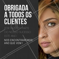 Obrigado a todos os clientes por fazerem parte da nossa história em 2019! Nos encontramos ano que vem para continuarmos nessa jornada! Gratidão! 🙏🙏🙏 #anonovo #natal #agradecimento #ahazou #beleza #designsobrancelhas #sobrancelhas #autoestima