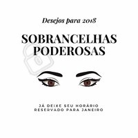 Se você deseja um olhar mais poderoso em 2018 nós podemos te ajudar. Venha agendar o seu horário! #sobrancelhas #designsobrancelhas #ahazou #beleza #cilios #autoestima