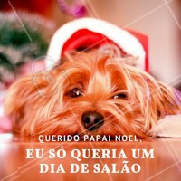 Presenteie quem você ama neste natal com um dia de salão! #SalaoDeBeleza #Autoestima #Ahazou #Cabelo #Beleza #Natal