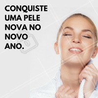 Novo ano, sonhos novos, esperanças novas... E pele nova, é claro! 💁 Venha conhecer nossos tratamentos estéticos faciais e já faça seus pacotes pra 2018! #anonovo #estetica #ahazou #esteticafacial #amo