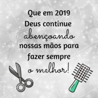Vamos continuar transformando vidas com nossas mãos! Amém 🙏 #anonovo #reveillon #ahazou #beleza #cabeleireiro