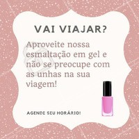Aproveite! A esmaltação em gel tem duração bem maior do que a esmaltação comum. Os esmaltes escuros duram cerca de 15 dias e os claros de 20 a 25 dias. É a opção perfeita pra quem vai viajar no fim de ano! 💁 #anonovo #reveillon #fimdeano #ahazou #unhas #esmalteria #amounhas