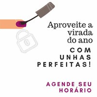 Fique de olho nos nossos horários de funcionamento no fim de ano e agende seu horário! 💅🏻 #anonovo #reveillon #unhas #ahazou #fimdeano #manicure