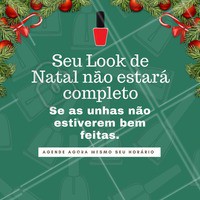 Já agendou a sua manicure para completar o seu look de Natal? Então corre!
#manicure #unha #esmalte #ahazou #esmaltação #automestima #beleza #unhadodia #natal