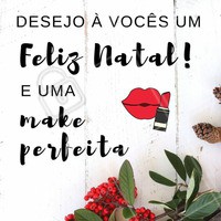 Que na noite de Natal vocês estejam cercados de amor, alegria, família e claro: uma make bapho! 😘 Feliz Natal pra todos! 🎄 #natal #feliznatal #ahazou #boasfestas #reveillon