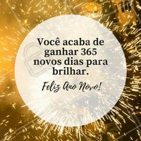 Novas oportunidades para você brilhar e arrasar! #anonovo #reveillon #ahazou #beleza #autoestima