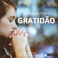 Hoje é dia de agradecer por tudo aquilo que te fez sorrir ou te fez evoluir! #DiadaGratidão #Ahazou #Gratidão #Obrigado #Autoestima