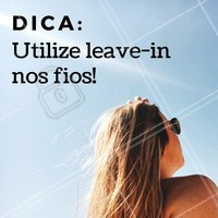 O leave-in é um produto essencial para o cuidados dos fios, pois forma uma película protetora no fio que vai proteger seu cabelo de todos os "vilões" do verão: calor, sol, mar, piscina e etc. 😊 #verao #calor #leavein #mar #ahazou
