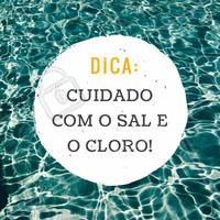 Sempre que mergulhar na água do mar ou da piscina, retire os resíduos dos fios tomando uma ducha de água corrente! O sol e o cloro no cabelo podem prejudicar a saúde dos seus fios. 😱 #verao #sol #mar #piscina #ahazou #cuidadoscomocabelo