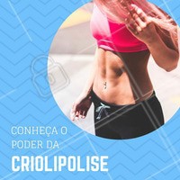 O tratamento que congela gordura e já é o queridinho no Brasil! A criolipólise usa baixas temperaturas para acabar com a gordura localizada. 😍 Curta o verão de bem com o seu corpo! Venha conhecer o poder da crio. #criolipolise #gorduralocalizada #ahazou #esteticacorporal