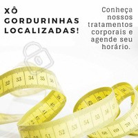 Sofrendo com a gordura localizada? 😨 Calma que a gente te ajuda! Agende já sua consulta e conheça nossos tratamentos corporais pra te ajudar nessa luta. #estetica #esteticacorporal #ahazou #gorduralocalizada #gordura #emagrecimento