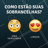 E aí? Coloca aqui nos comentários como estão suas sobrancelhas! 😱 #designdesobrancelha #sobrancelha #ahazou
