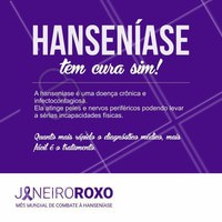 Janeiro chegou e não podemos descuidar da saúde. Este mês é realizada a campanha do "Janeiro Roxo", que objetiva a conscientização sobre a hanseníase, uma doença crônica, infectocontagiosa e que atinge a pele e os nervos periféricos. Sinais do problema envolvem: manchas no corpo, com diminuição ou perda de sensibilidade.
.
A hanseníase pode levar a sérias incapacidades físicas, porém, com o avanço da ciência, há mais de 20 anos que a enfermidade tem tratamento e cura.
.
#JaneiroRoxo #Hanseníase #Doença #Saúde #BemEstar #Ahazou #Beleza #Dermatologista #CombateHanseniase