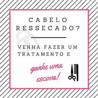 Aproveite nossa promoção e venha fazer um tratamento. Cuide dos seus cabelos! #cabelos #ahazou #escova