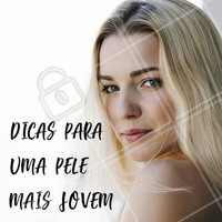 Quem não quer uma pele mais jovem? Alguns cuidados podem garantir a juventude da pele! Uso diário de filtro solar, limpeza adequada da pele, manter um estilo de vida saudável e retirar a maquiagem antes de dormir são alguns deles. A mais importante de todas? Visitar sua esteticista com frequência! 💆 #estetica #ahazou #esteticafacial #cuidadoscomapele