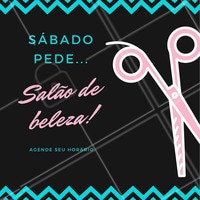 Sábado é dia de se cuidar e se renovar para encarar a semana que vem! Vem ficar mais linda com a gente nesse fim de semana 😘 Agende seu horário! #salaodebeleza #ahazou #cabelos #beleza