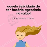 A sensação de saber que você está prestes a ficar muito mais bonita! 😊 #beleza #salaodebeleza #ahazou #cabelos