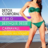 Modele o seu corpo para o carnaval! Venha conhecer o Detox Corporal #carnaval #detoxcorporal #tratamentocorporal #beleza #ahazou #autoestima #bemestar #corpoperfeito #esteticacorporal