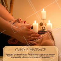 Venha agendar a sua sessão de massagem com velas quentes! #candlemassage #massagemcomvelas #massagem #tratamentocorporal #beleza #ahazou #autoestima #saude #bemestar #massoterapia