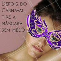 Conheça nossos tratamentos faciais e dê adeus pras máscaras! 👋🎉 #carnaval #esteticafacial #ahazou