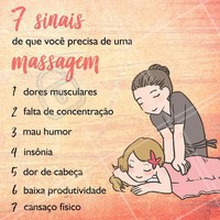 E aí, quais sinais você tem? Agende já uma massagem e se livre de todos! 💁 #massagem #saude #ahazou #bemestar #esteticacorporal