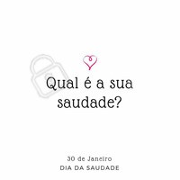 Um dia feliz na casa de um amigo querido, sua comida favorita feita pela sua mãe quando você era criança, ou alguém especial que se foi. Do que você sente saudade? #DiaDaSaudade #Saudade #Ahazou #Amor