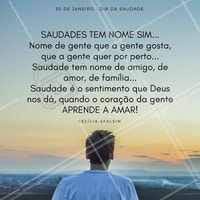 Hoje é o Dia da Saudade e a gente quer saber. De que ou de quem você mais sente saudades? Nós vamos adorar saber e compartilhar com vocês este sentimento! #DiaDaSaudade #Saudade #Ahazou #Amor