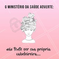 Cuidado! Muitos dos procedimentos feitos em casa acabam colocando em risco a saúde dos fios 😨 Procure sempre um cabeleireiro profissional para cuidar dos seus cabelos! #cabelo #ahazou #cuidadoscomocabelo