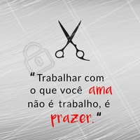 Meu trabalho é minha paixão! 💇💖 #cabelo #ahazou #cabeleireiro