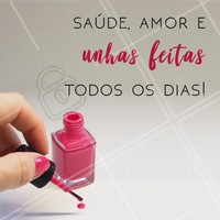 É só o que a gente quer! 💅💕 #unhas #Manicure #ahazou #amoesmalte
