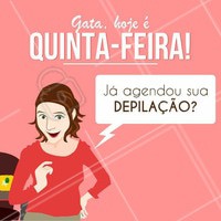 Marque agora o seu horário! Fique com a depilação em dia para o final de semana #depilação #ahazou #beleza #esteticacorporal #pernalisa #autoestima #bemestar
