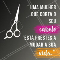 Venha fazer a mudança que você tanto quer! Agende já seu horário ☎️💇 #cabelo #corte #ahazou #cabeleireiro #salaodebeleza