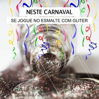 Não esqueça do gliter nesse carnaval para investir no seu look! Os esmaltes com gliter darão todo o charme! Venha agendar a sua manicure! #UnhasDecoradas #Gliter #Ahazou #Manicure #Beleza #Carnaval #Autoestima #Folia #Esmalte