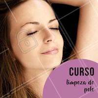 Coloque aqui informações sobre o curso de limpeza de pele! :) #limpezadepele #ahazou #cursolimpezadepele #esteticafacial