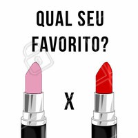 Coloca aqui nos comentários! Qual você gosta mais, vermelho ou rosa? 😍 #maquiagem #ahazou #batom