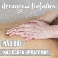 A drenagem linfática deve ser feita com manobras e toque suaves, por isso não deixa nenhum hematoma ou dores! Essa técnica só traz benefícios para o corpo. Agende seu horário ☎️ #drenagem #ahazou #drenagemlinfatica #esteticacorporal