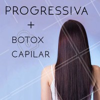 Aquele liso que você AMA está aqui! Agende o horário da sua progressiva + botox capilar 📞 #Progressiva #ahazou #BotoxCapilar #liso