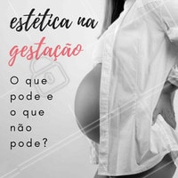 A gravidez é um momento muito especial, e se você é uma mamãe vaidosa, com certeza tem dúvidas de quais procedimentos estéticos você pode fazer para se cuidar, certo? ✅ O que pode: drenagem linfática (após o 3º mês de gestação), limpeza de pele, peeling de diamante e massagem relaxante estão liberados. 🚫 O que não pode: endermologia, ultrassom, corrente russa e peelings químicos. Venha cuidar de você e não pare de se cuidar nesse momento tão especial! #gravidez #ahazou #futuramamae #esteticacorporal