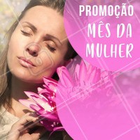Escreva aqui suas promoções pro Mês da Mulher! :) #MesDaMulher #Ahazou