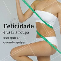 Sinta-se feliz com seu corpo! Estamos aqui pra te ajudar nisso ;) #esteticacorporal #ahazou #autoestima