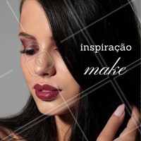 Que tal essa inspiração de make? 😍 #maquiagem #makeup #ahazou #inspiracao #ilovemakeup