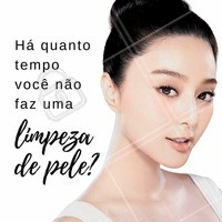 Já parou pra pensar em quando foi sua última limpeza de pele? 🤔 Lembre-se que não adianta nada utilizar um monte de cremes se a pele não está 100% preparada pra recebê-los. Agende já o horário da sua limpeza e se surpreenda com os benefícios! #limpezadepele #estetica #ahazou #esteticafacial #cuidadoscomapele