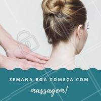 Vem começar a semana bem! 💆 #massagem #ahazou #esteticacorporal