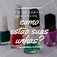 E aí? Já agendou horário? Corre que já já acaba a semana! 🏃 #unha #manicure #ahazou