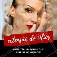 Venha conhecer o poder do seu olhar! Agende já o horário da sua extensão de cílios ;) #extensaodecilios #ahazou #alongamentodecilios